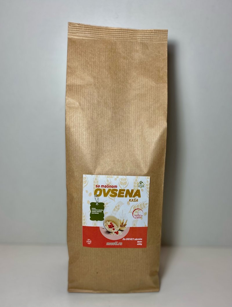 Ovsena kaša sa malinom 450g cena online naručivanje kupovina